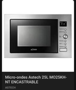 Micro-onde Astech 25l MO25KH-NT Encastrable